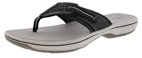walking shoes Soft Grip Clarks Women Cloudsteppers Walking Flip Flop Sandals Brinkley Jazz