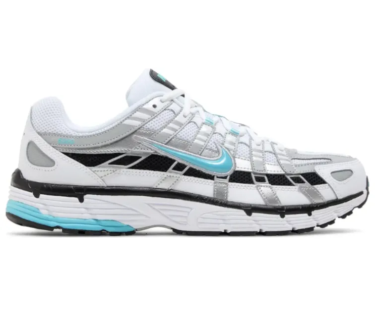 Mens Nike P-6000 (White/Dusty Cactus) Shock Absorber Pace Drive