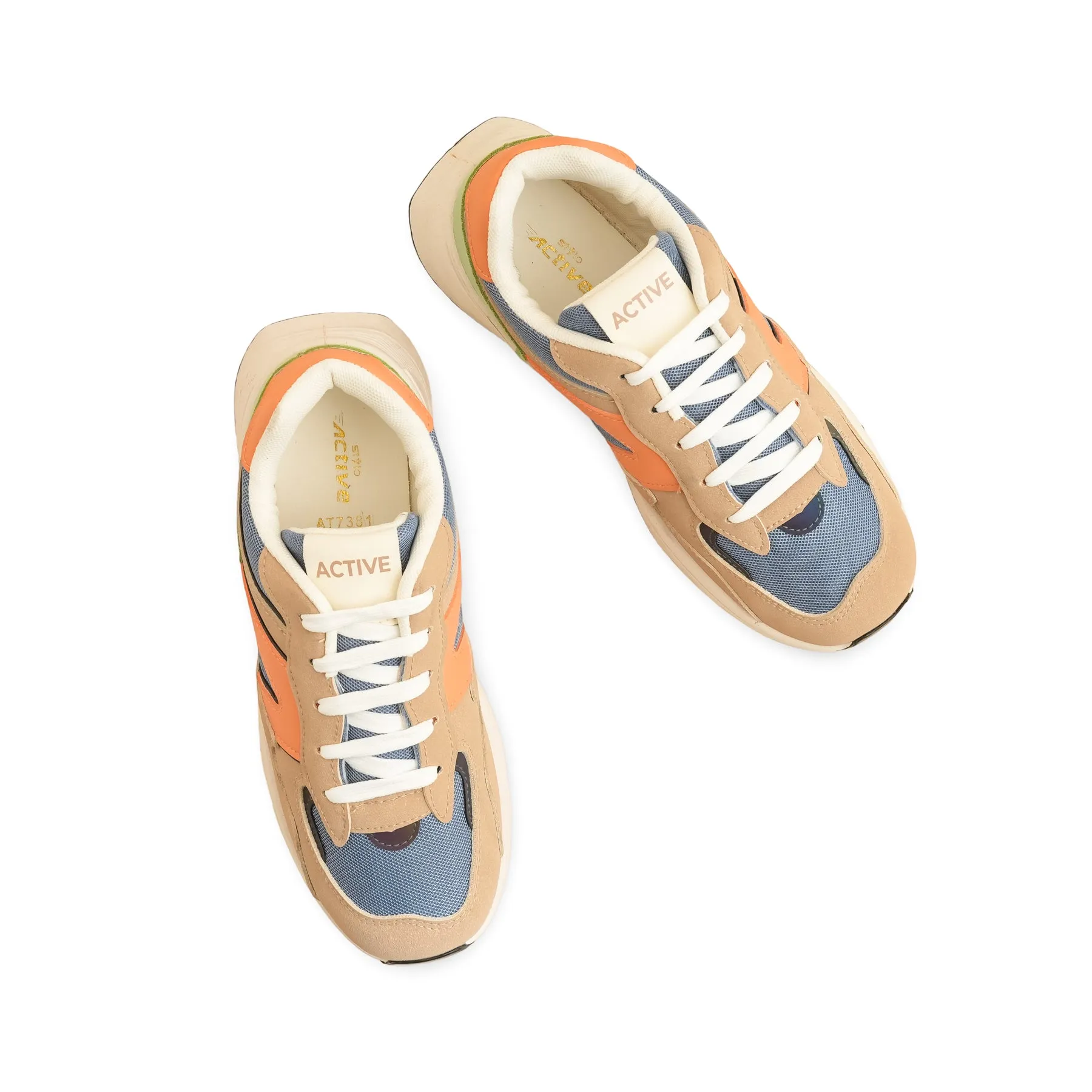 Midsole Cushion Eco Friendly Fabric Multy Casual Sneaker For Women AT7381