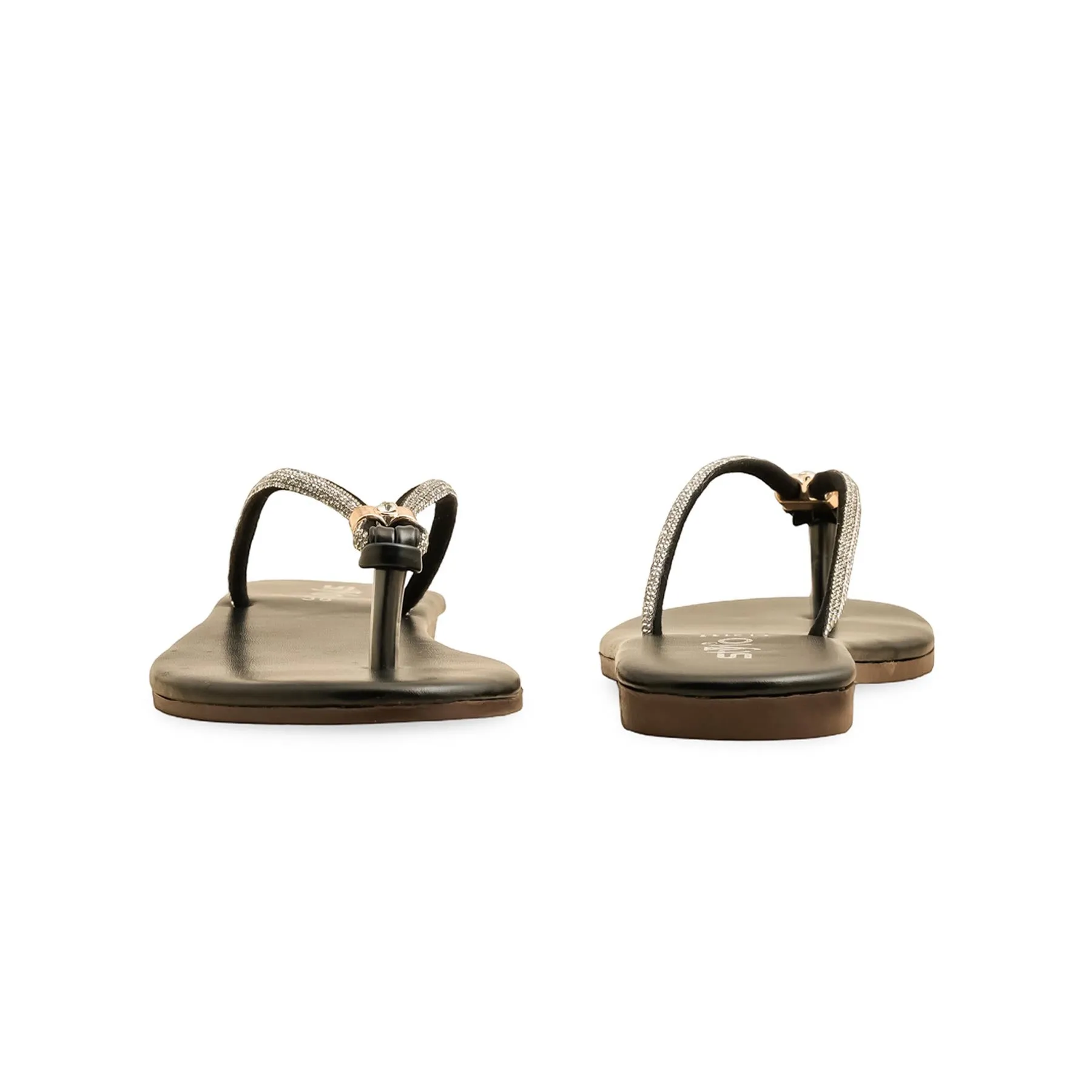 Travel Light Design Black Casual Chappal CL2111