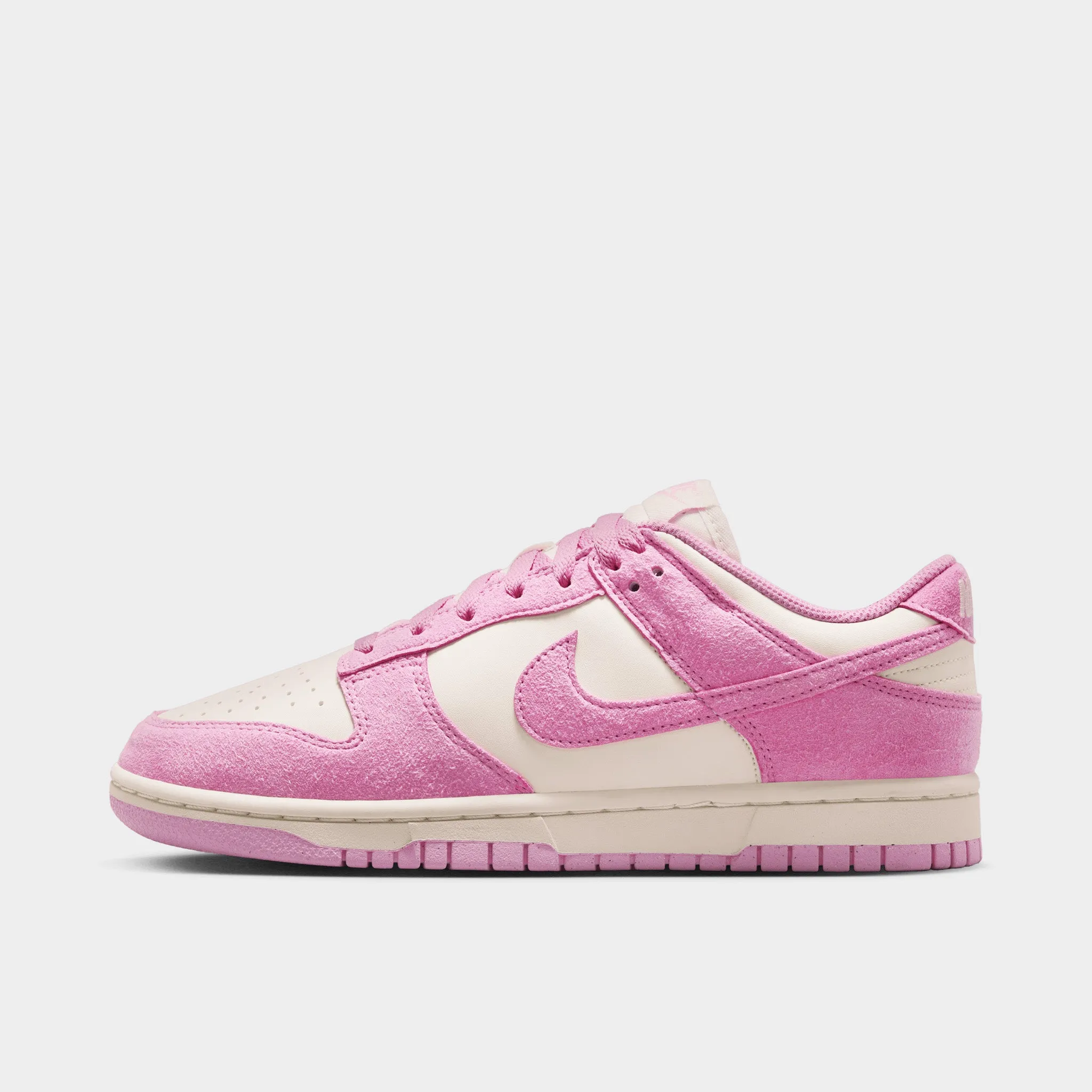 Nike Women's Dunk Low Sail / Pink Rise - Sail Ergonomic Heel Counter Thermoregulating Lining
