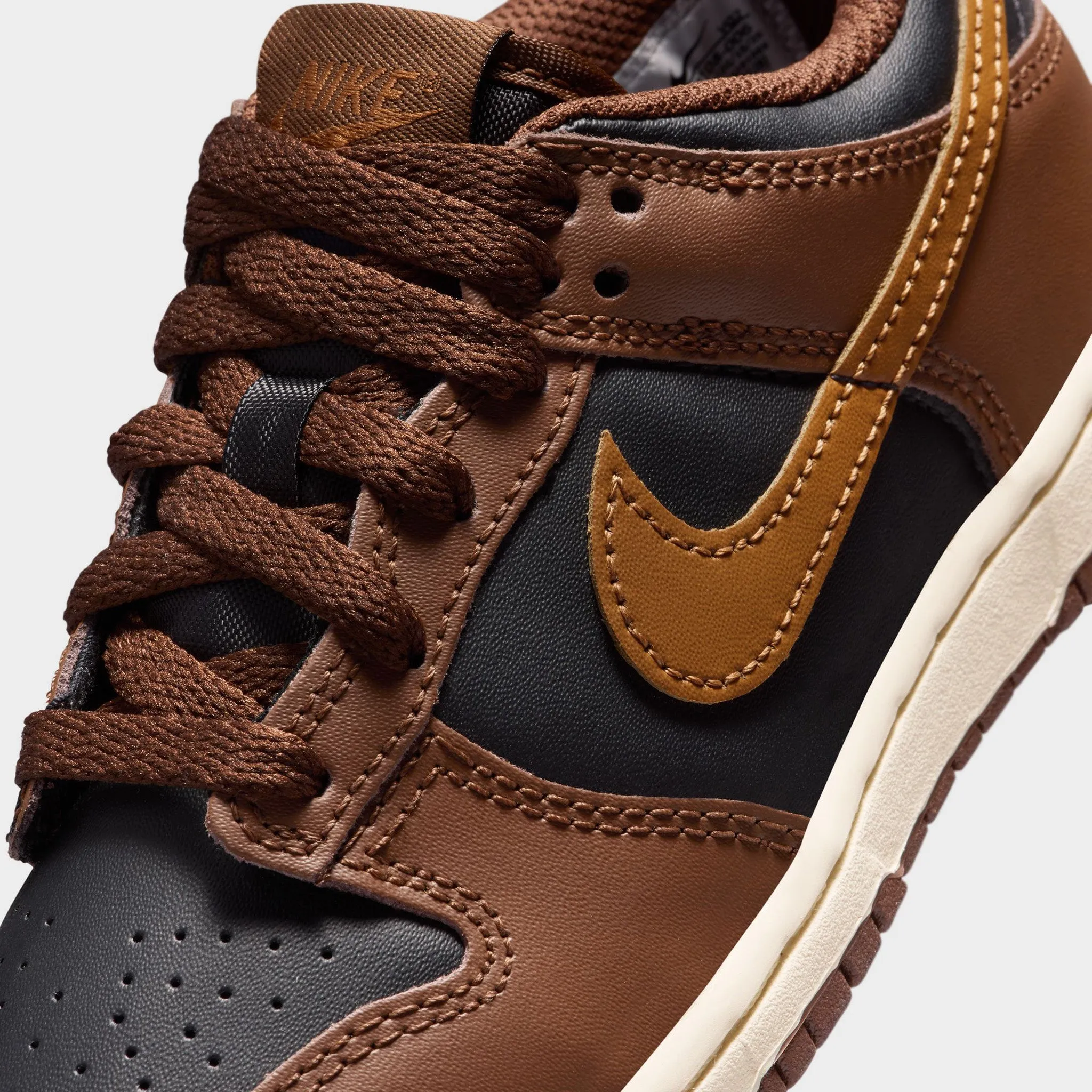 Nike Dunk Low PS Black / British Tan - Cacao Wow Elastic Lace System Reliable Wear