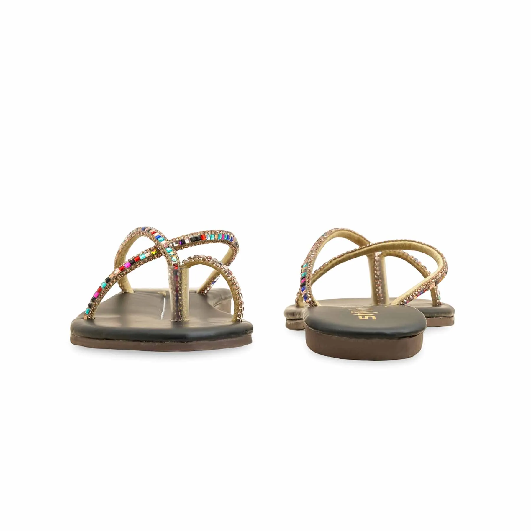 Black Casual Chappal CL2088 Daily Glow