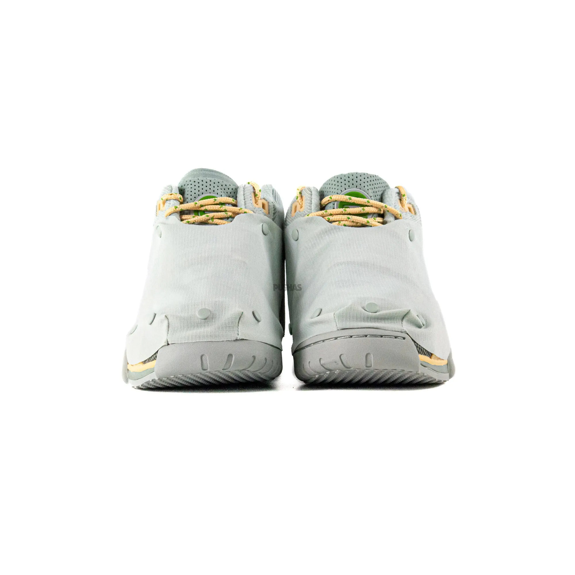 Tailored arch Side Grip Nike Air Trainer 1 SP 'Travis Scott Grey Haze' (2022)