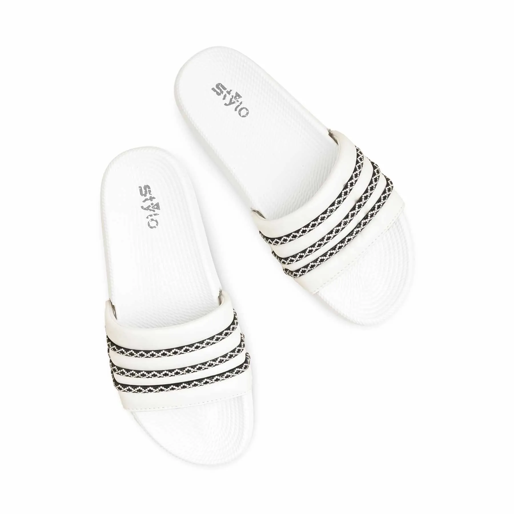 Shock-absorbing White Casual Softy CL9364