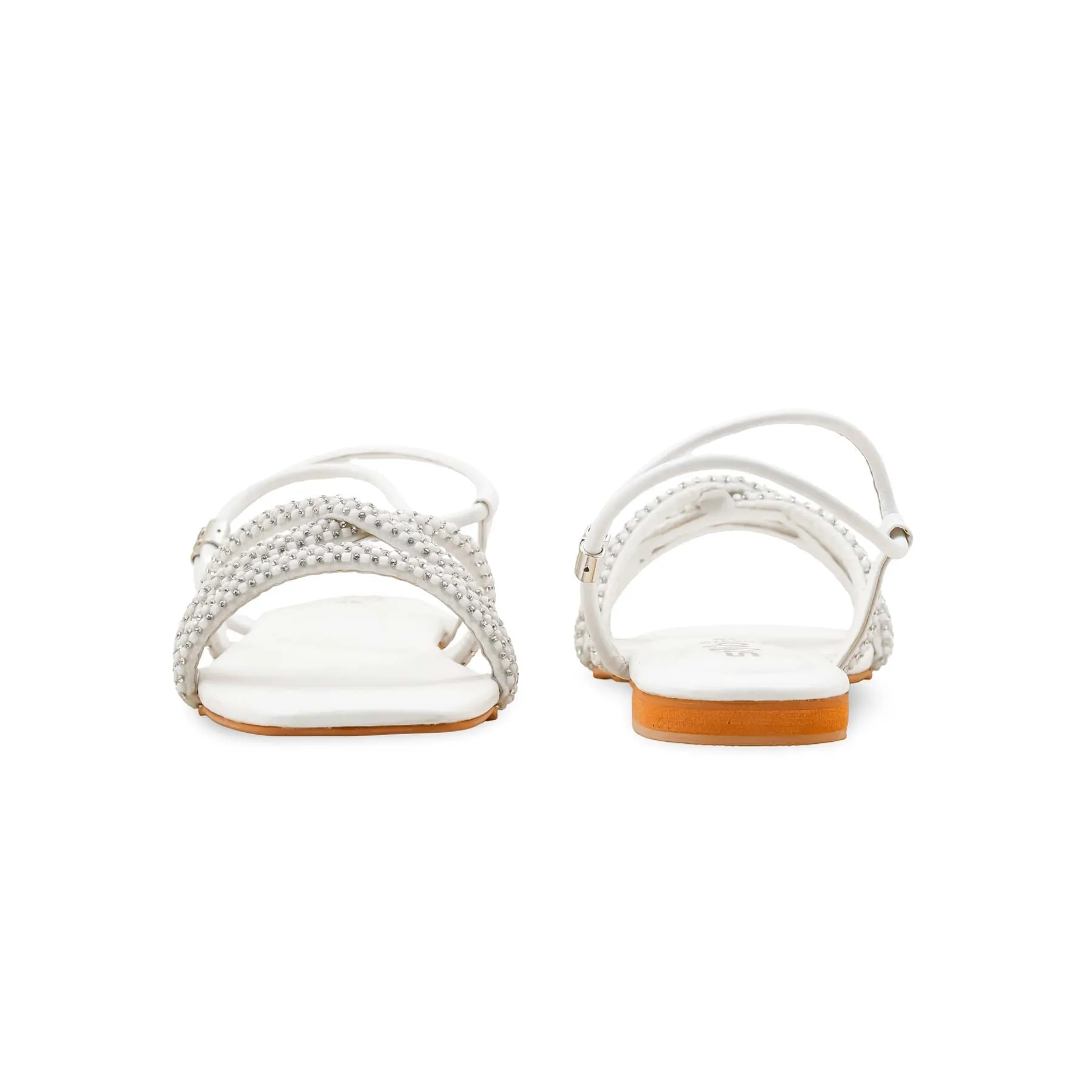 White Formal Sandal FR5375 Pollen Air Boat Mood