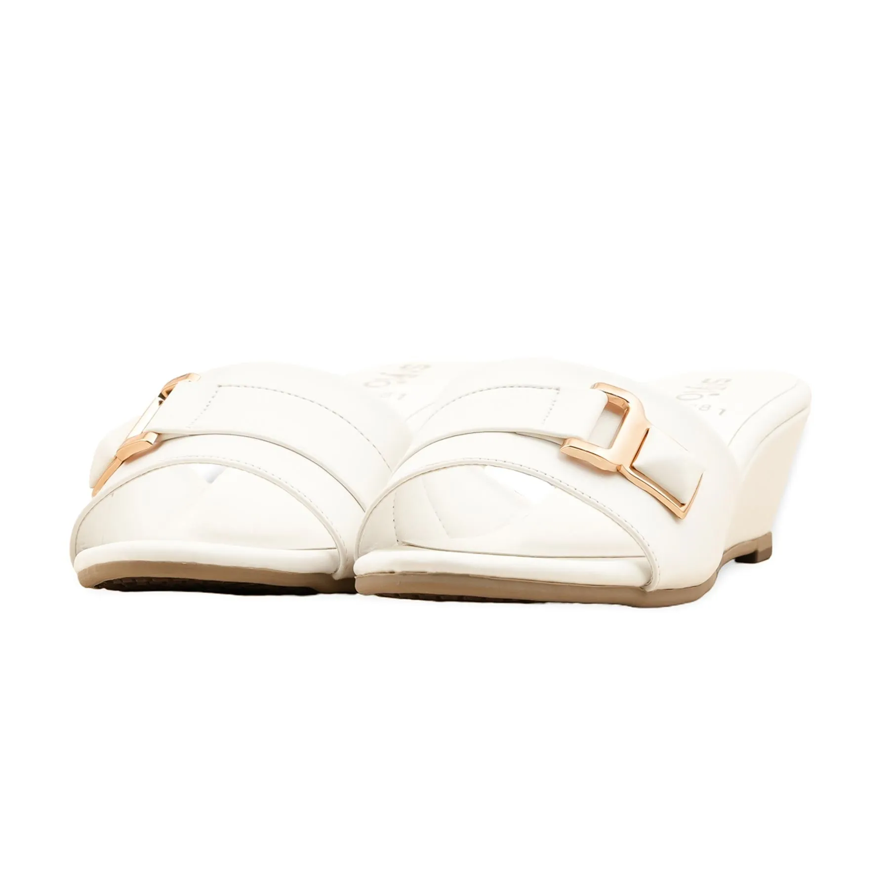 Amazing White Formal Slipper FR8281