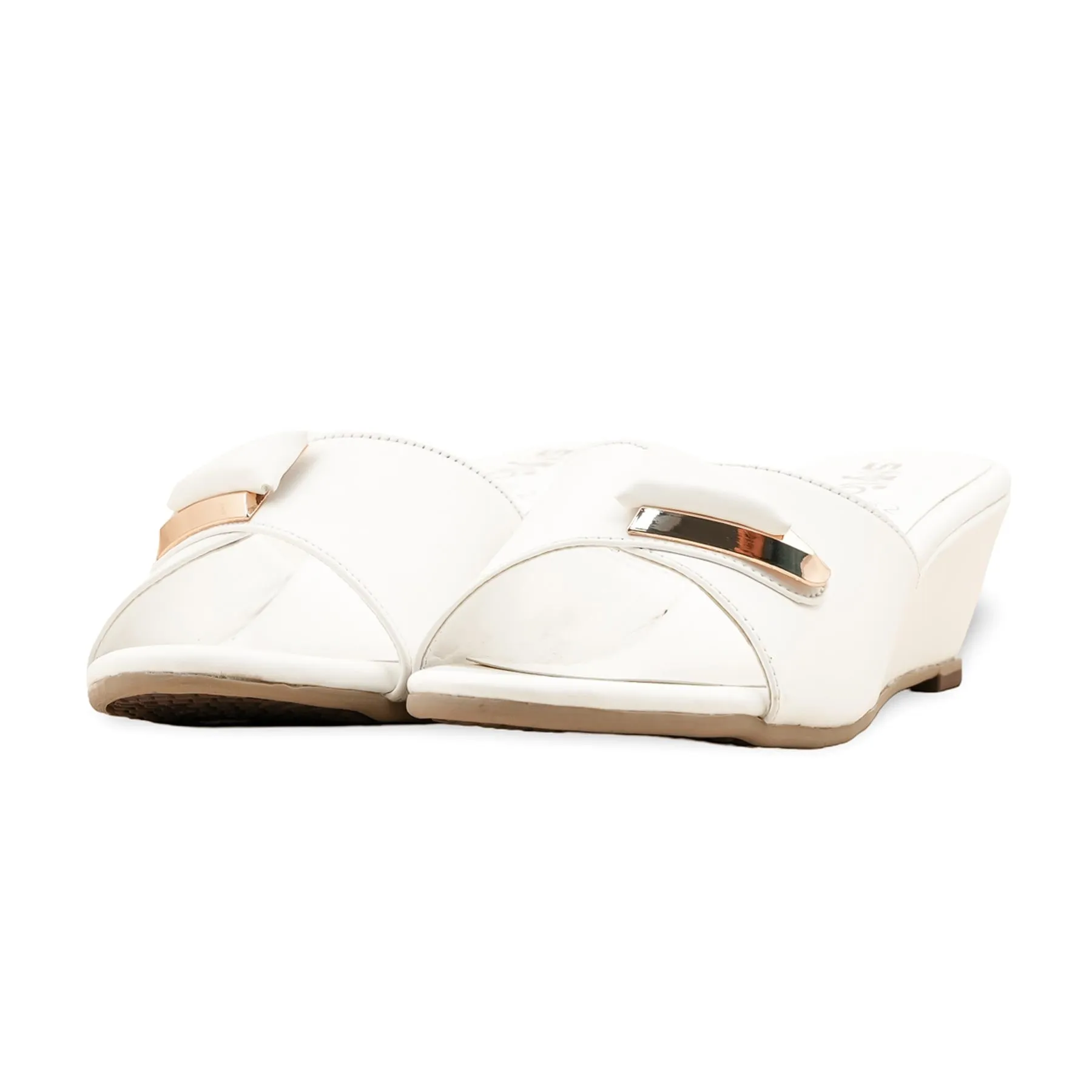 Appealing White Formal Slipper FR8282