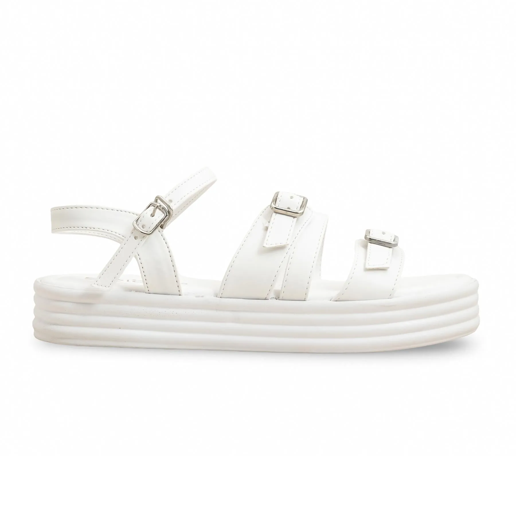 Season Edge White Formal Women Sandal PU0608