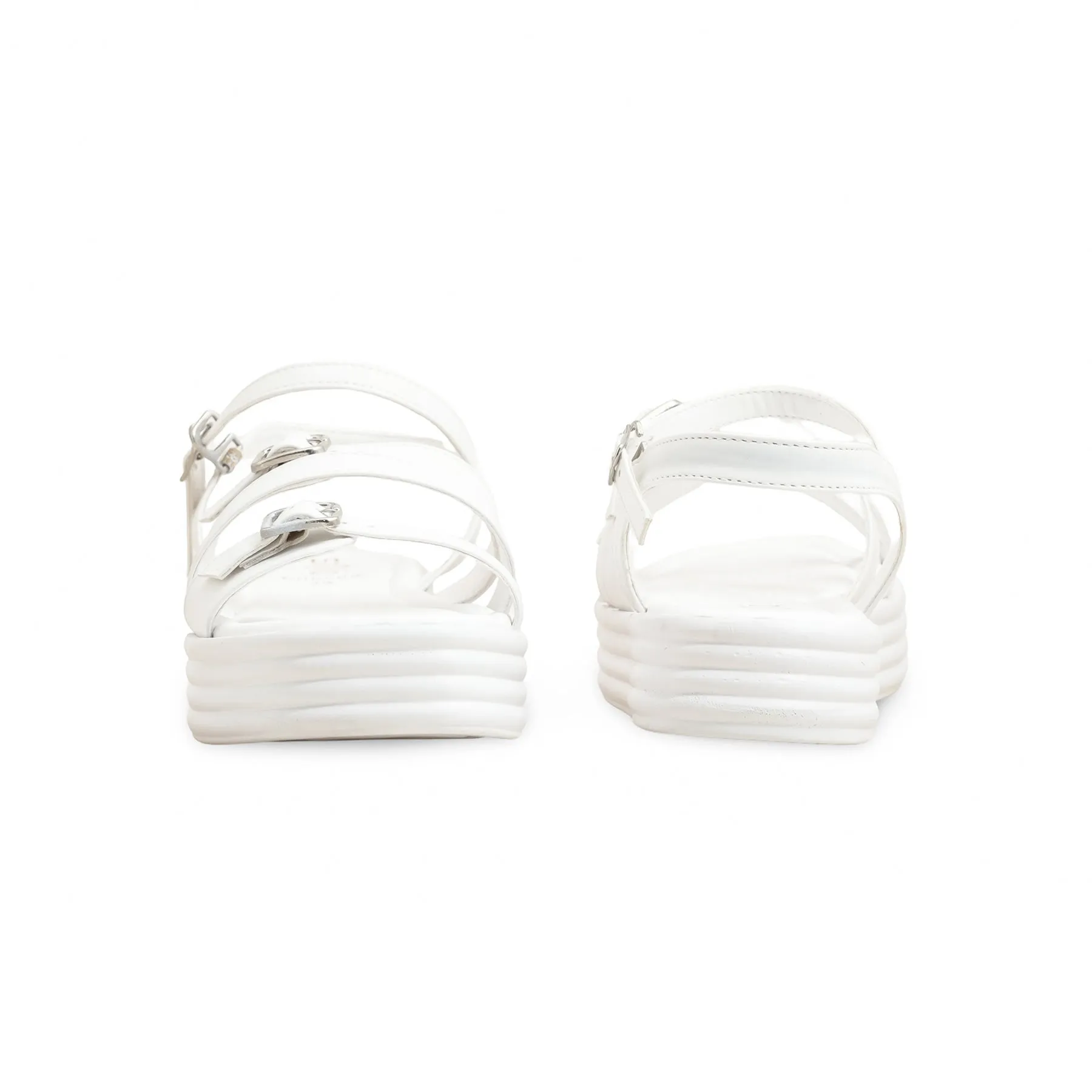 White Formal Women Sandal PU0608 Posture Boost gift pick