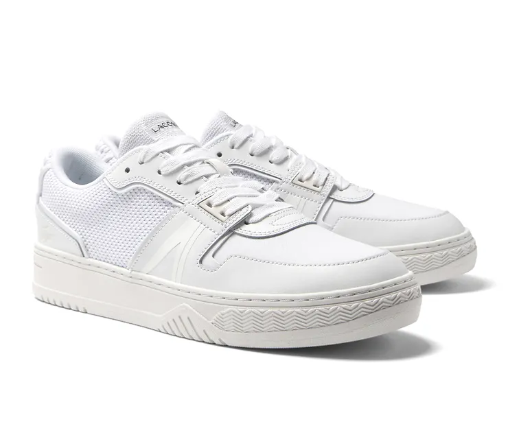 Cushion Base Recycled Polyester Men's Lacoste L001 123 6 SMA (White/Off White)