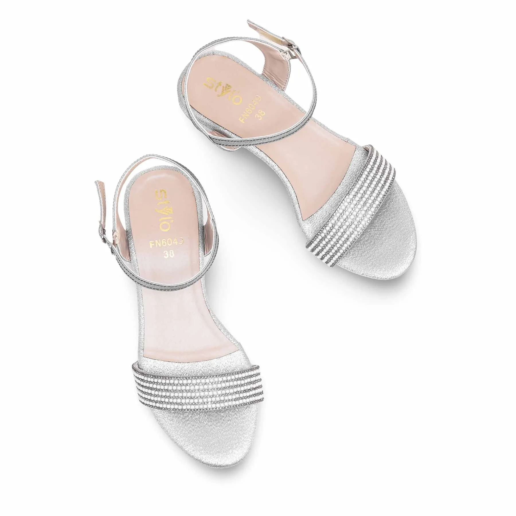 Perfect Match Grey Fancy Sandal FN6049