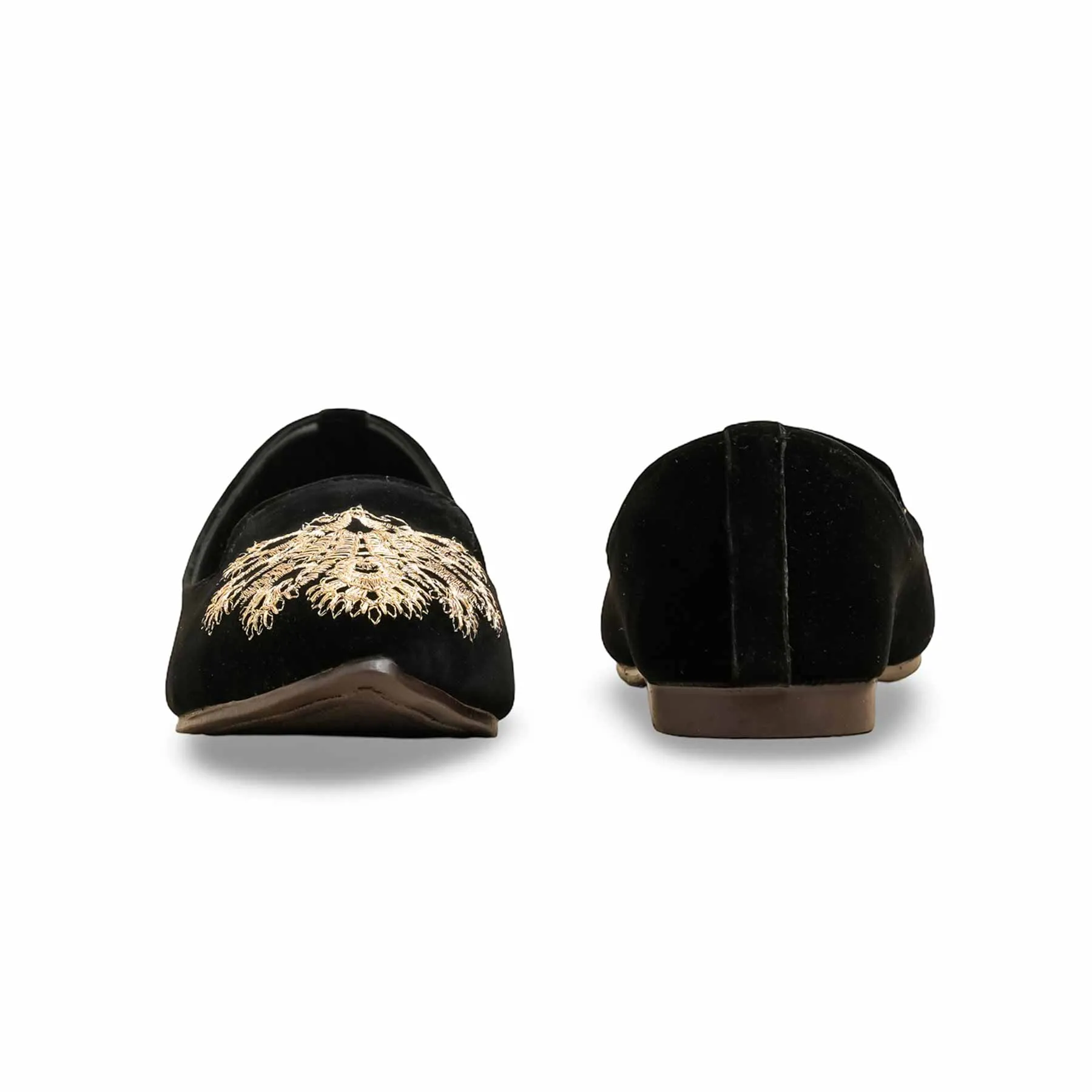 Black Pumps WN1258 Practical Walking Shoes