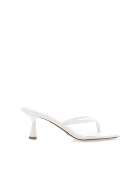 XAMI - WHITE Polished Step Wedding Footwear