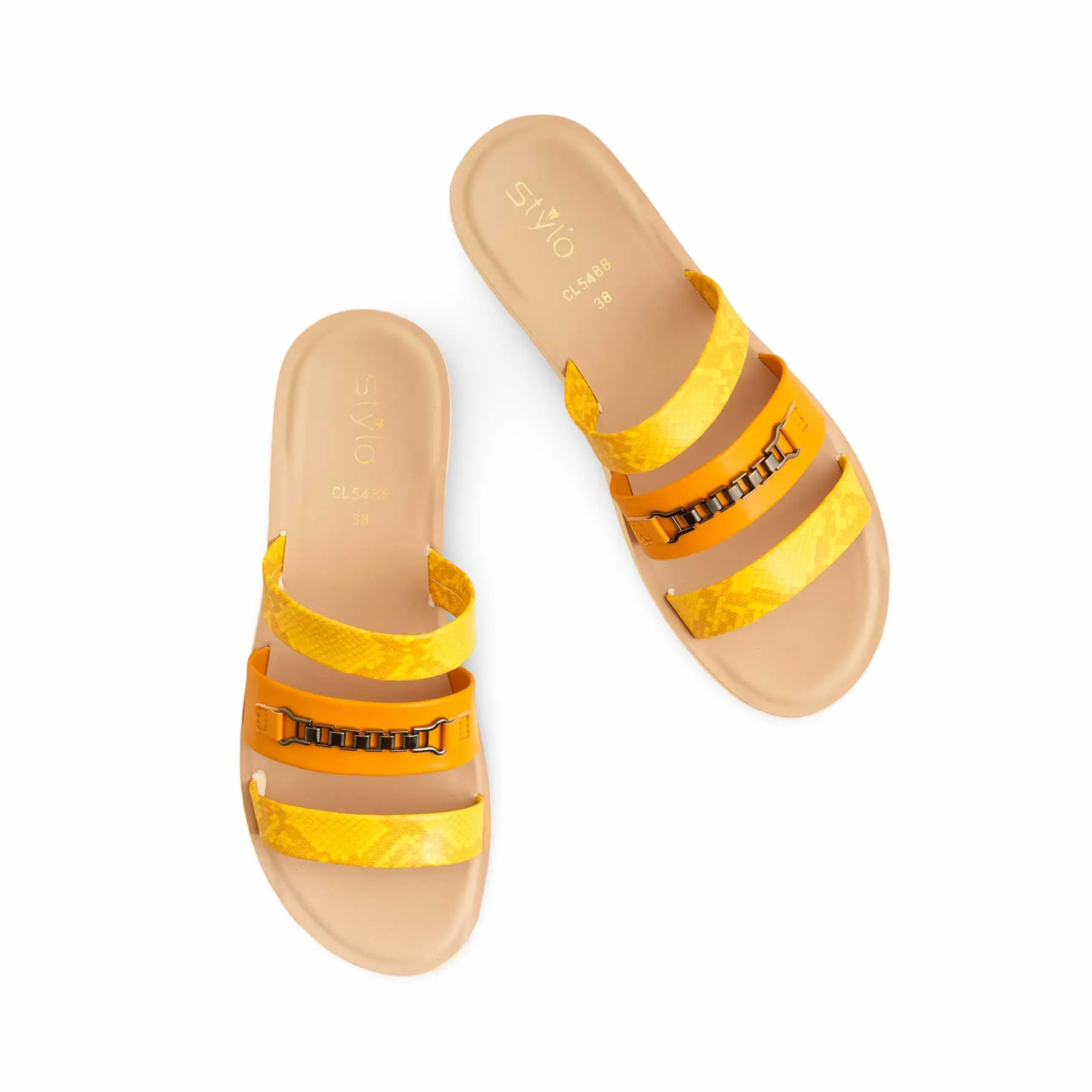Yellow Casual Softy CL5488 Tea Time All-season Shoes