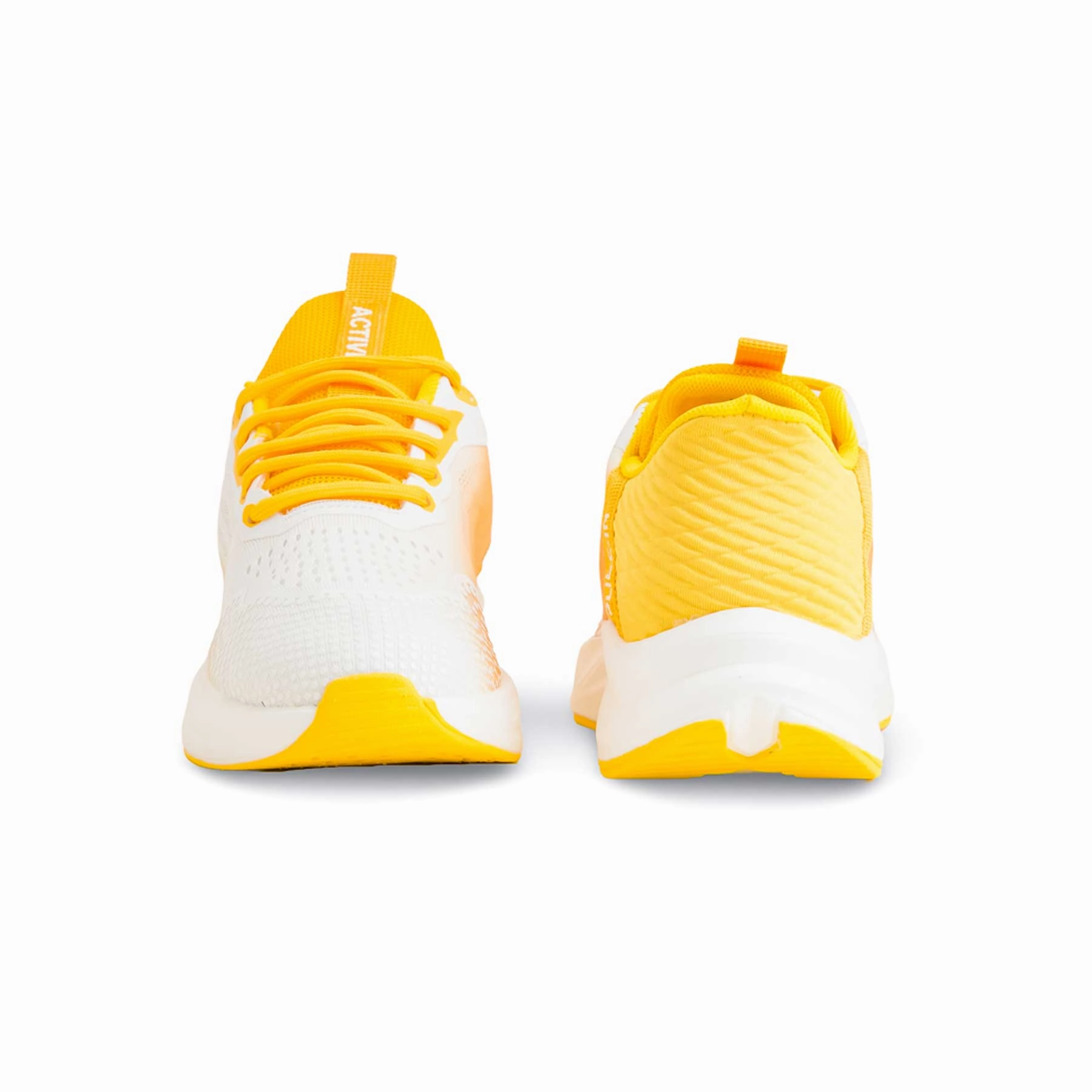 Yellow Casual Sneaker For Ladies AT7357 Air Circulation System Cushioned traction