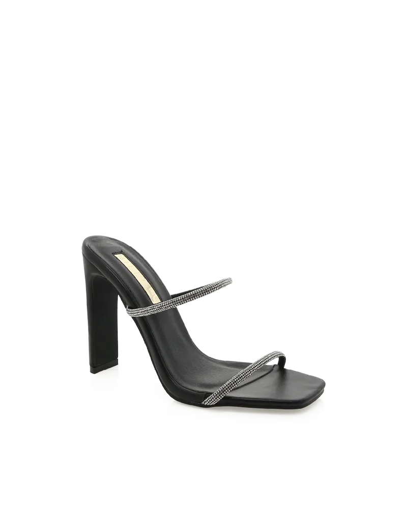 Wedding Footwear YOLA - DIAMANTE-BLACK