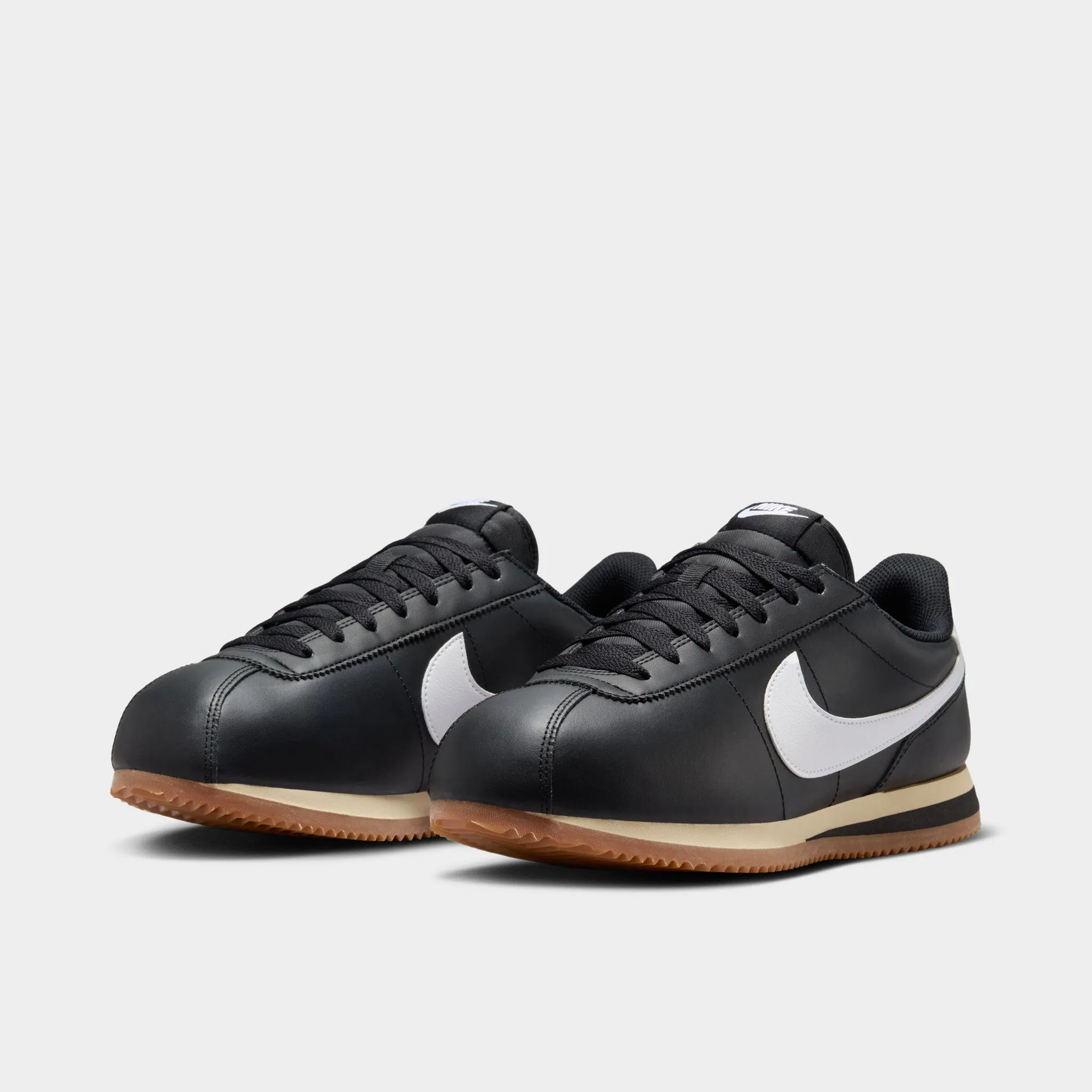 Unique grip Lightweight Responsive Cushioning Nike Cortez Black / White - Gum