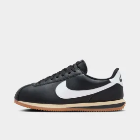Pu Upper Nike Cortez Black / White - Gum